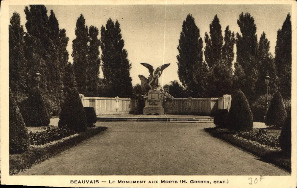 Beauvais — Pomnik Pamięci (H. Greber, stat.) - Awers