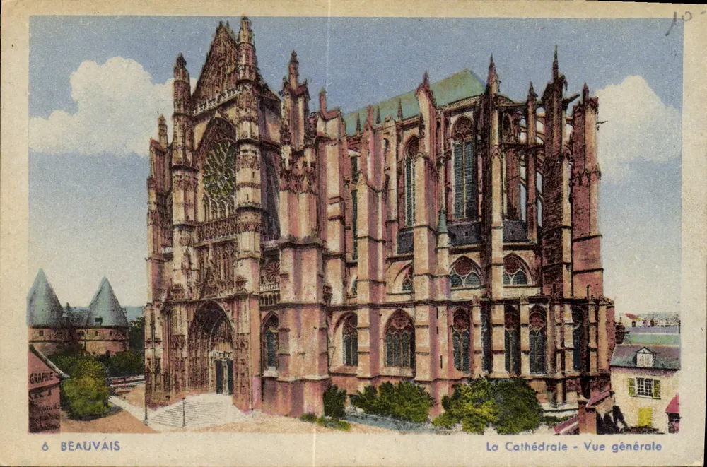 Beauvais — A Catedral - Vista geral — Prévéot & Cie, Beauvais, n°6 - Frente