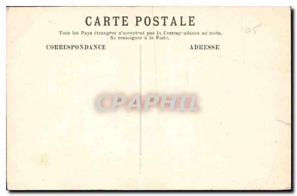 Dauphiné — De Weg naar St Pancrasse — Papeterie des Alpes, Eug. Robert, Grenoble - Achterkant
