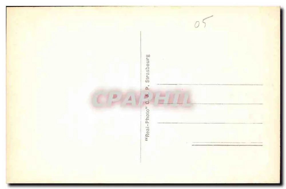 L'Ailefroise; uitzicht genomen vanaf de hellingen van Clos Châtel — uitgever C.M.P. Strasbourg - Achterkant