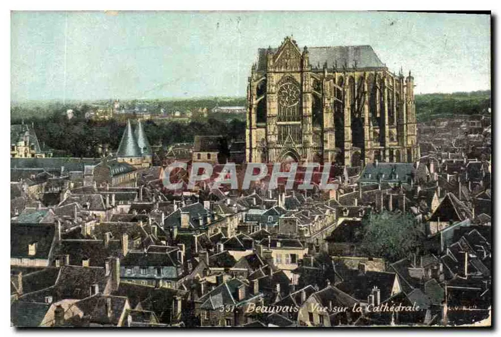 Beauvais — Vista da Catedral — Aqua-Photo L.Y.ACH - Frente