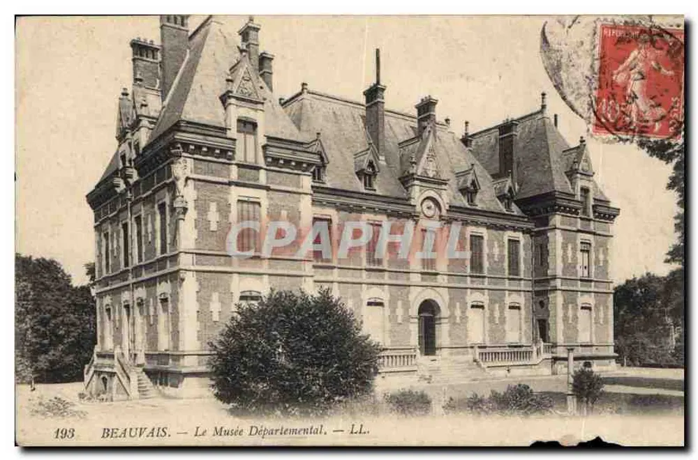 Beauvais — O Museu Departamental — LL. - Frente