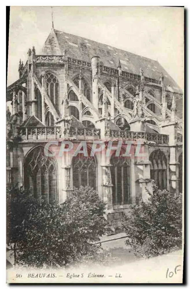 Beauvais — Igreja de São Etienne — LL - Frente