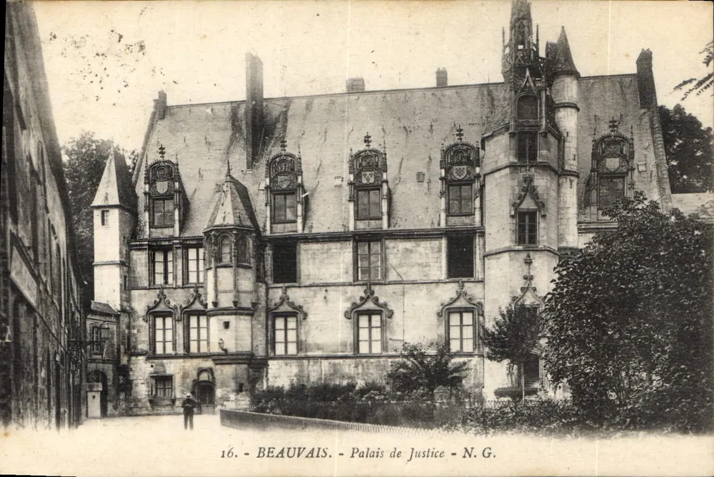 Beauvais - Palácio de Justiça - N.G. - N°16 - Frente