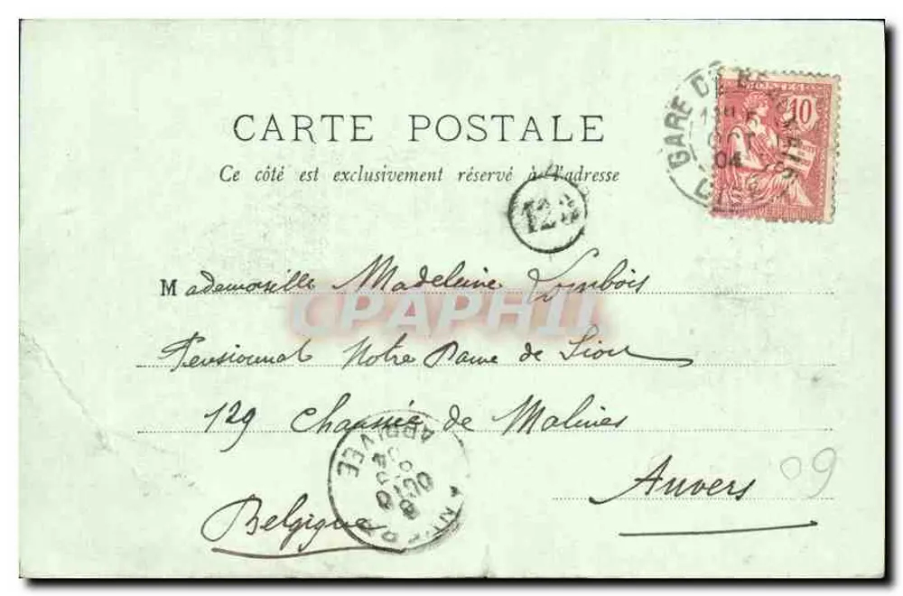 Beauvais — Estátua de Jeanne Hachette — LL - Verso