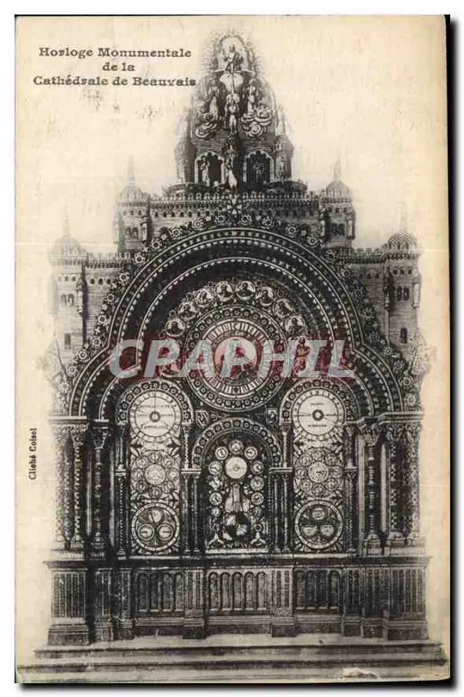 Monumentale Uhr der Kathedrale von Beauvais — Clebs Colol - Vorderseite