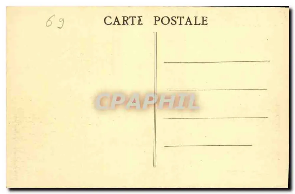 LYON — Abside da Nova Igreja de Fourvière — editor Imprensa de Lyon, n° 170 - Verso