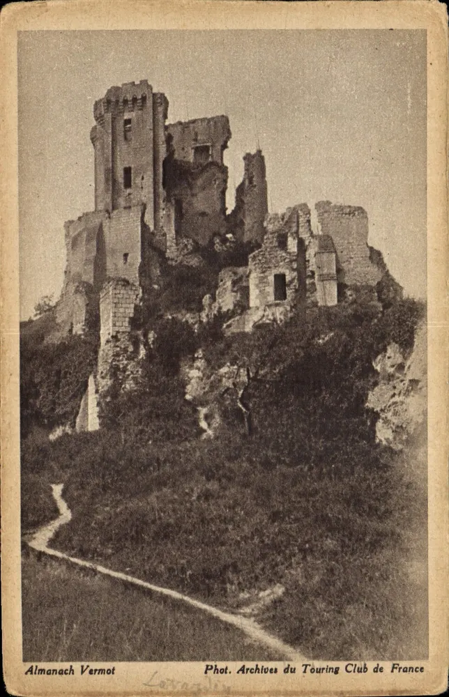 Schloss Lavardin — Ruinen — Archive des Touring Club de France - Vorderseite