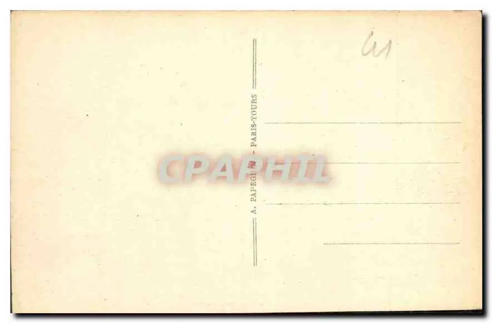 Chambord - O Castelo - Fachada Meridional - Editor A. Pafeghin, n°6 - Verso