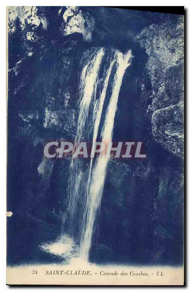 Saint-Claude - Cascata das Combes - LL - Frente