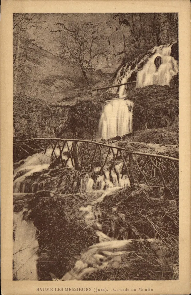Baume-les-Messieurs (Jura) — Cascade du Moulin — unbekannter Verlag, Seriennummer 39 - Vorderseite