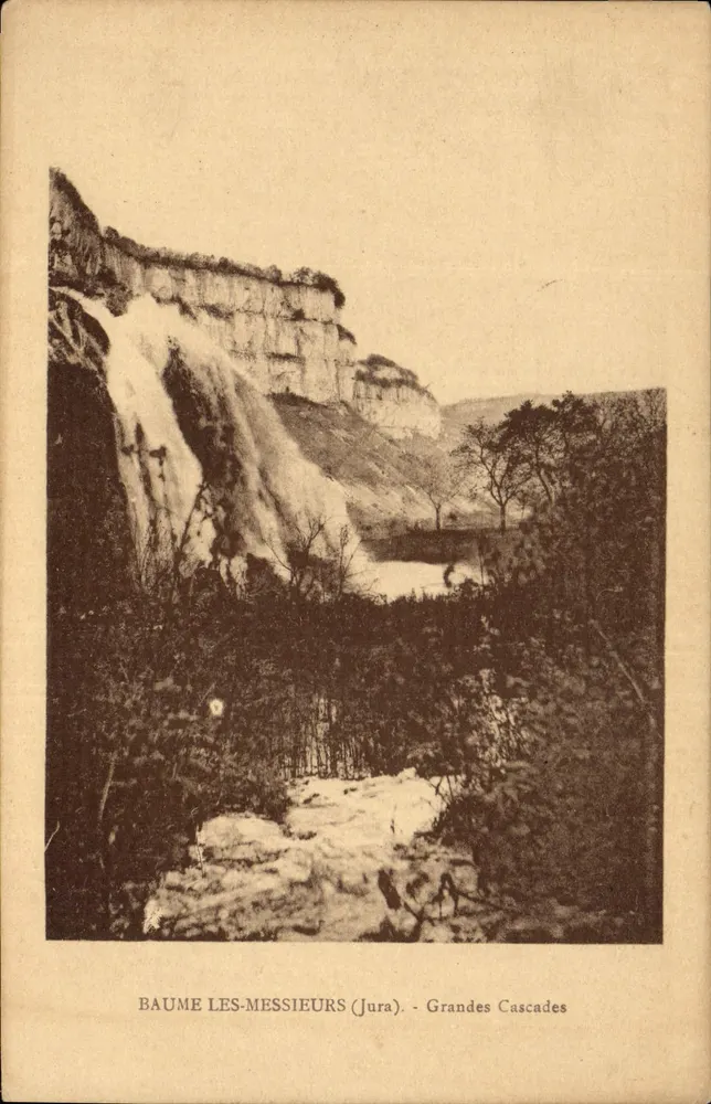 Baume-les-Messieurs (Jura) — Große Wasserfälle — unbekannter Verlag - Vorderseite
