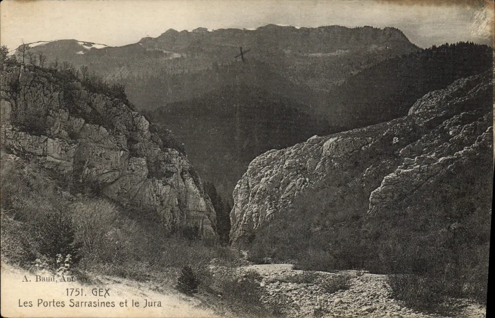 Die Sarrasiner Tore und der Jura — A. Baud, Annecy — n° 1751 - Vorderseite