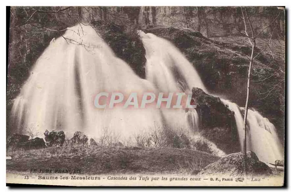 Baume-les-Messieurs — Cascades des Tufts durch die großen Wasser — B.F. Paris « Lux » - Vorderseite