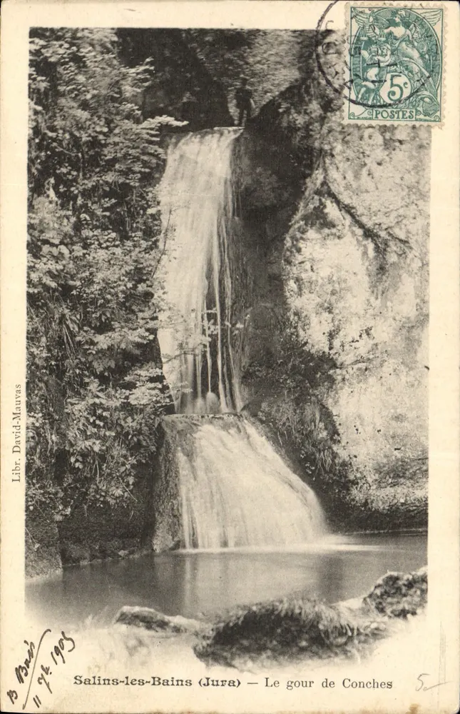 Salins-les-Bains (Jura) — Der Gour de Conches — Libr. David-Mauvas - Vorderseite