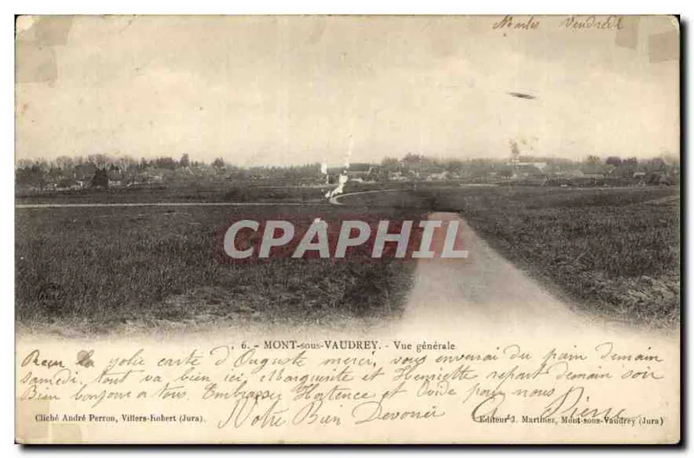 Mont-sous-Vaudrey — Vista geral — Editor J. Martines, Mont-sous-Vaudrey (Jura) - Frente