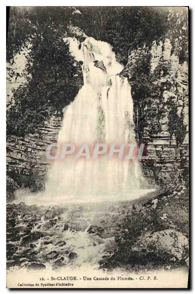 St-CLAUDE — Uma Cascata do Flumén — Cl. P. R. - Frente