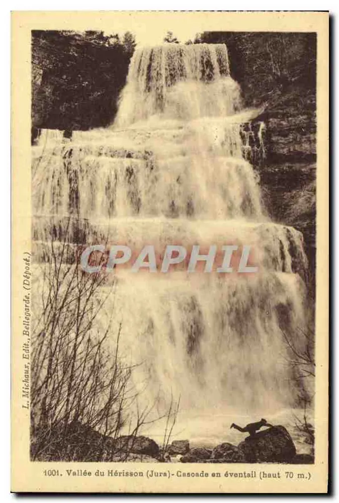 Tal des Hérisson (Jura) — Cesoade en éventail (Höhe 70 m.) — L. Michour, Édit. Bellegarde (Dépost.) - Vorderseite