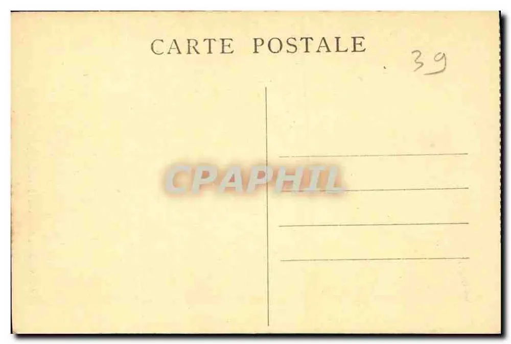 Tal des Hérisson (Jura) — Cesoade en éventail (Höhe 70 m.) — L. Michour, Édit. Bellegarde (Dépost.) - Rückseite