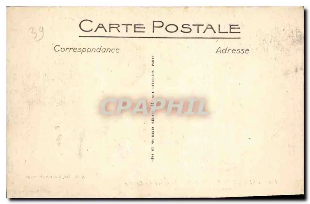 Baume-les-Messieurs — Innenansicht der Höhlen, Grande Salle Renault — Verlag G. Lons-le-Sauteur, Nr. 180 - Rückseite