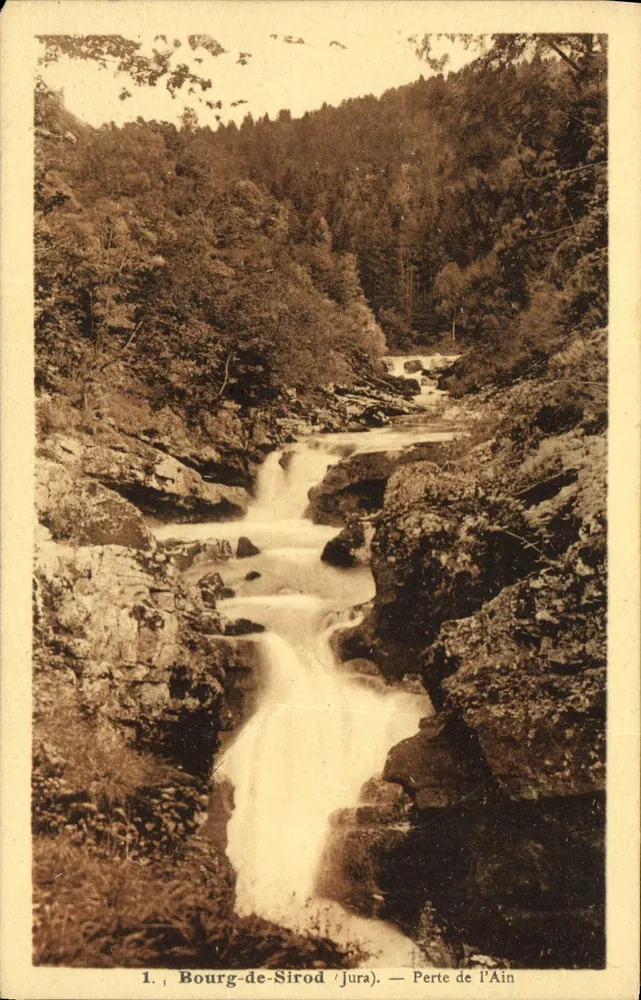 Bourg-de-Sirod (Jura) — Perte de l'Ain - Frente