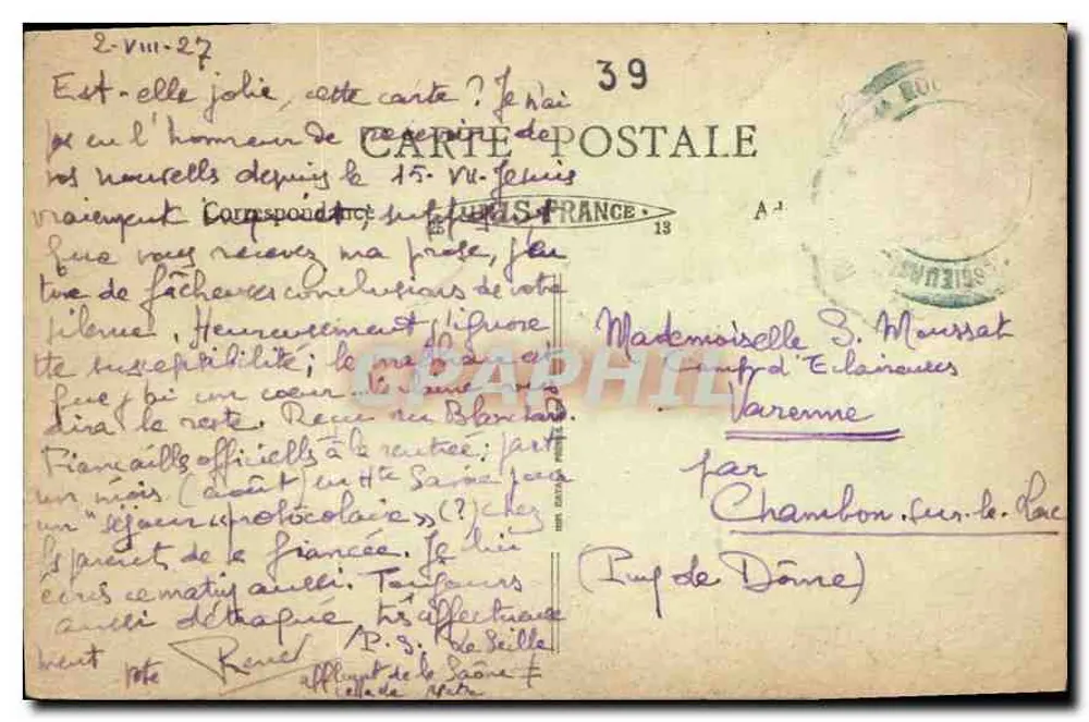 Der Jura — Baume-les-Messieurs — La Seille bei Baume - Rückseite