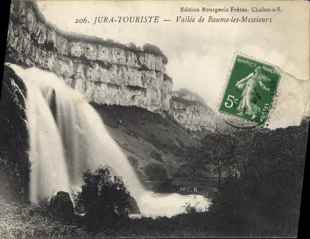 Vallée de Baume-les-Messieurs — Édition Bourgeois Frères, Chalon-s-S. - Vorderseite