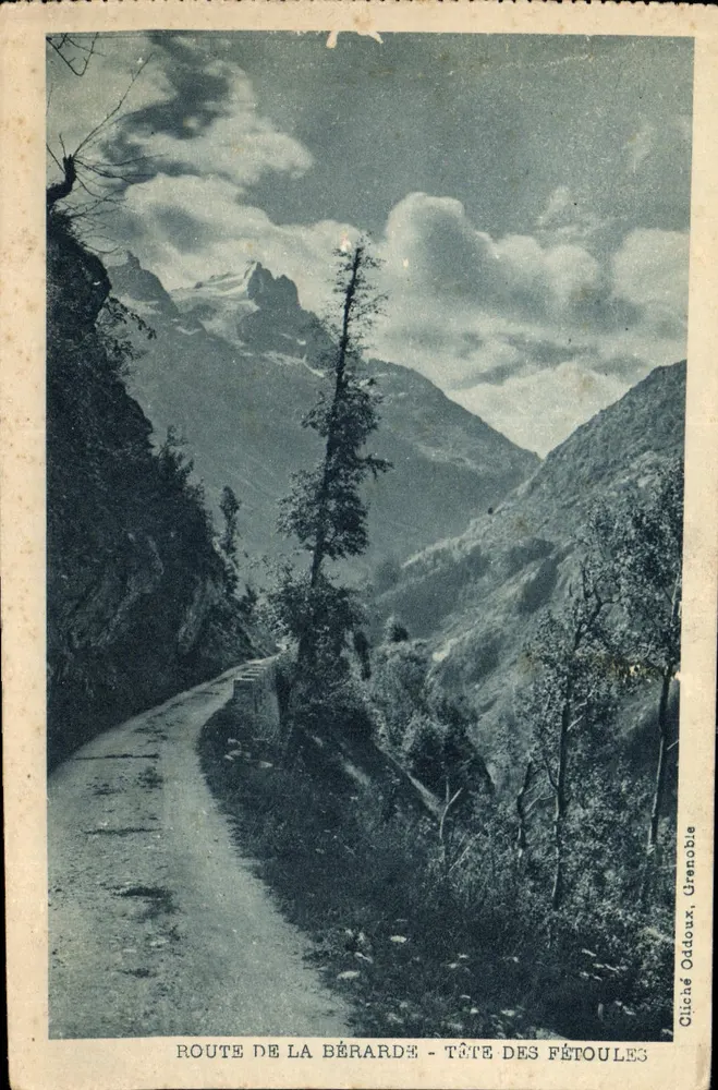Strada di La Bérarde - Tête des Fétoules — Cliché Oddoux, Grenoble - Recto