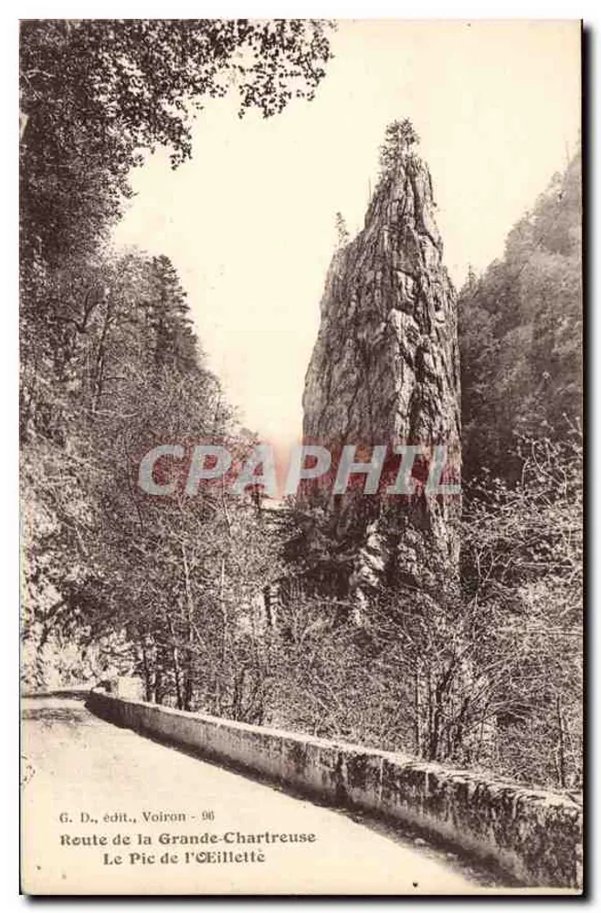 O Pic do Olhete — Rota da Grande-Chartreuse — G. D., edit., Voiron - 96 - Frente