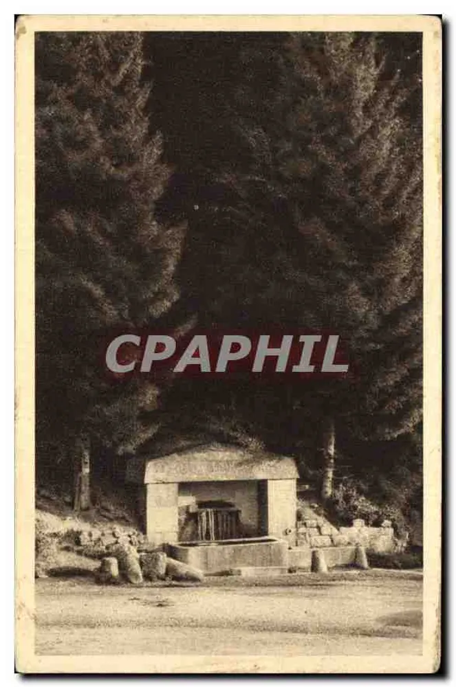Col de la Faucille — Fontaine Napoléon — Verlag G. CROISILLE - Morez - Vorderseite