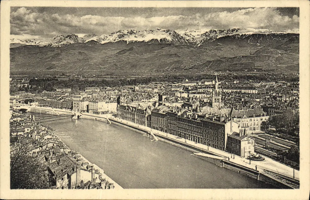 Grenoble — A Isère e as Alpes — LL - Frente