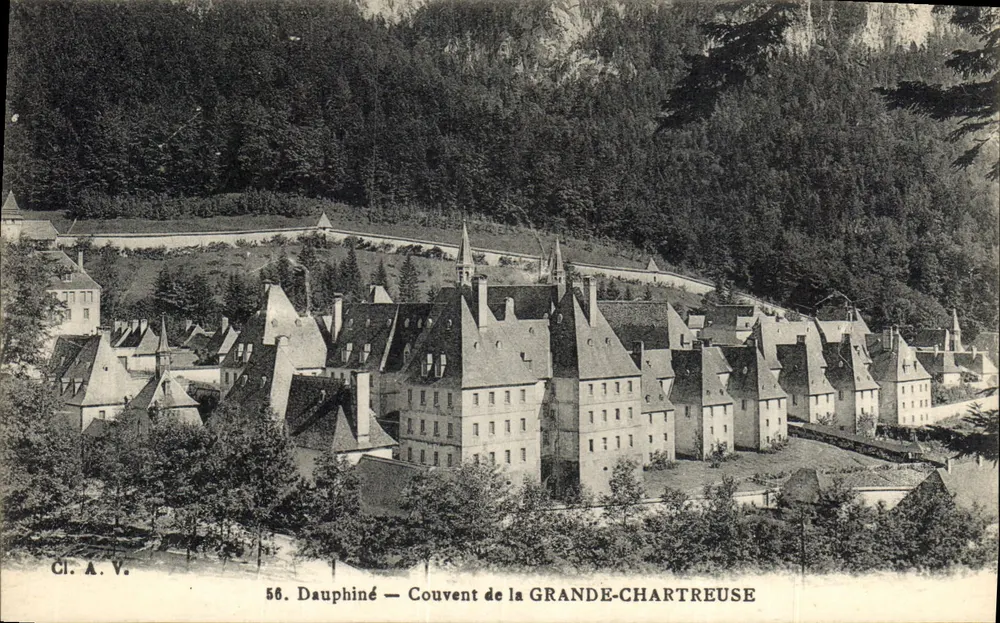 Dauphiné — Mosteiro da Grande-Chartreuse — Cl. A. V. n°56 - Frente