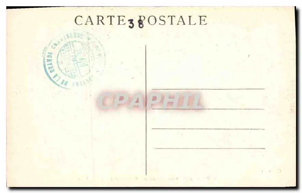 Dauphiné — Mosteiro da Grande-Chartreuse — Cl. A. V. n°56 - Verso
