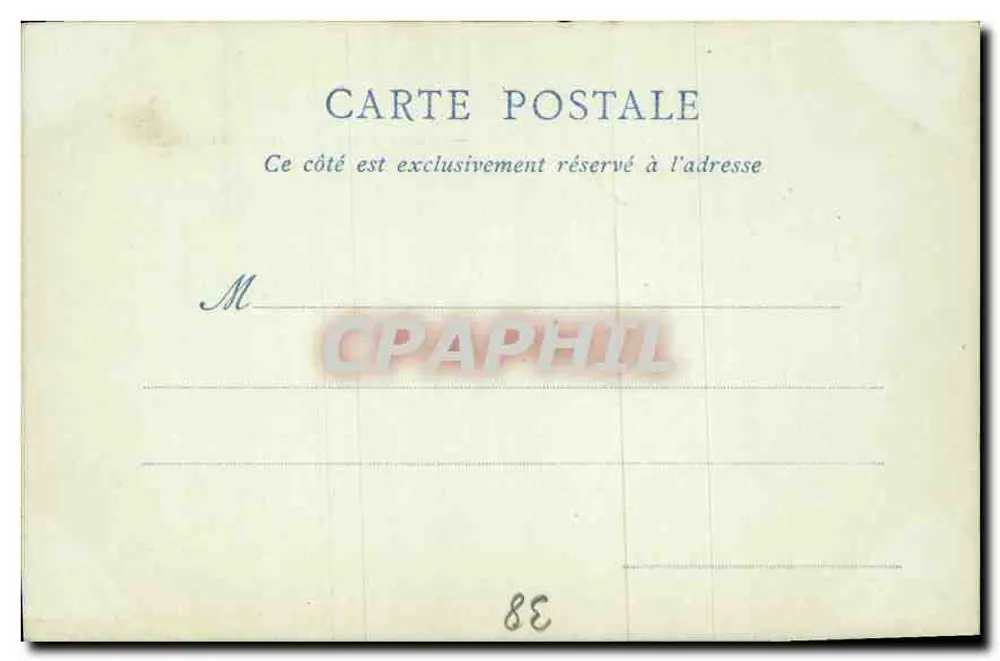 Château de Vizille — Die Gasse der Seufzer — ND Phot - Rückseite
