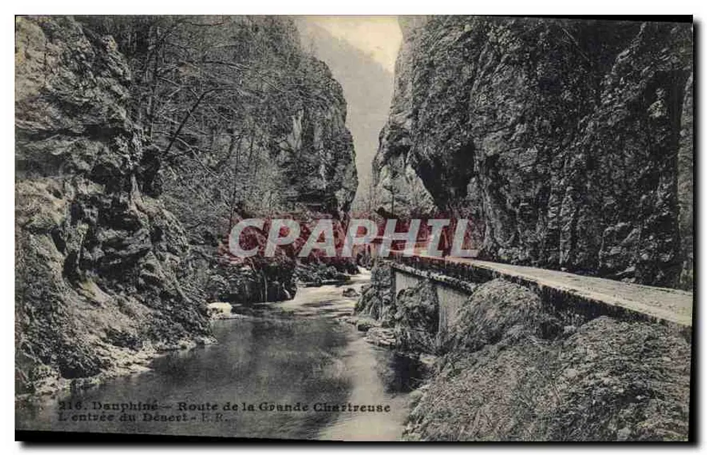 Dauphiné — Route de la Grande Chartreuse — Eingang zum Déacet — C.R. - Vorderseite