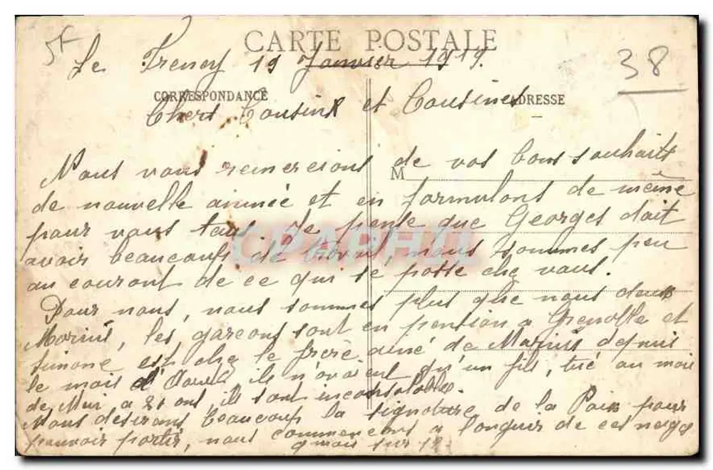 Cascade de la Pisse — Von Bourg d'Oisans nach La Grave — E.R. - Rückseite