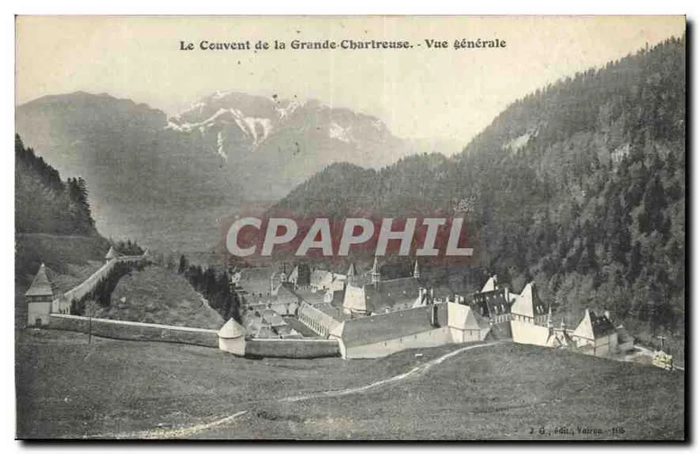 O Convento da Grande-Chartreuse — Vista geral — J. G., editor, Valrep - n°118 - Frente