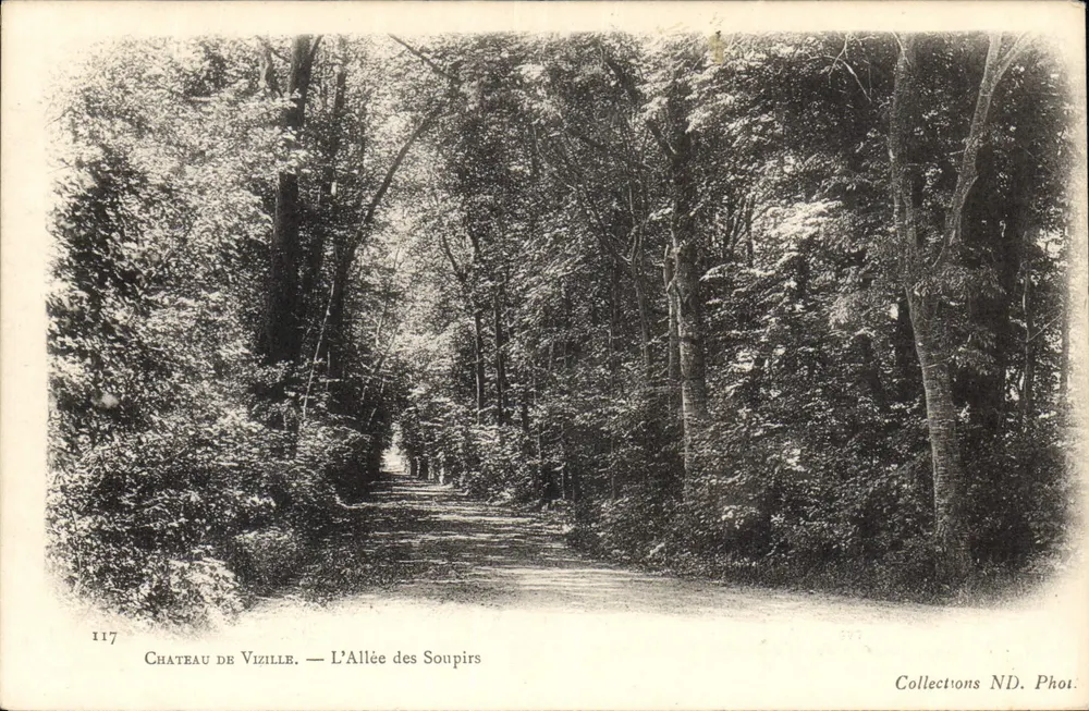 Schloss Vizille — Die Trauerallee — Collections ND. Fot. n°117 - Vorderseite