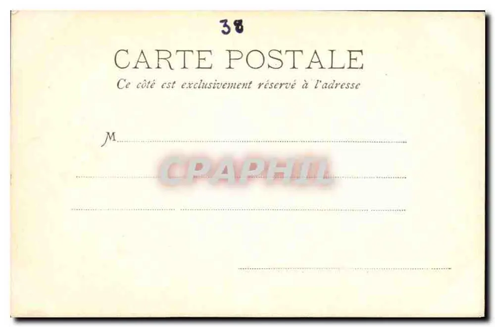 Grenoble, o Isère e o St. Eynard — Papelaria das Alpes Eug. Robert, Grenoble - Verso