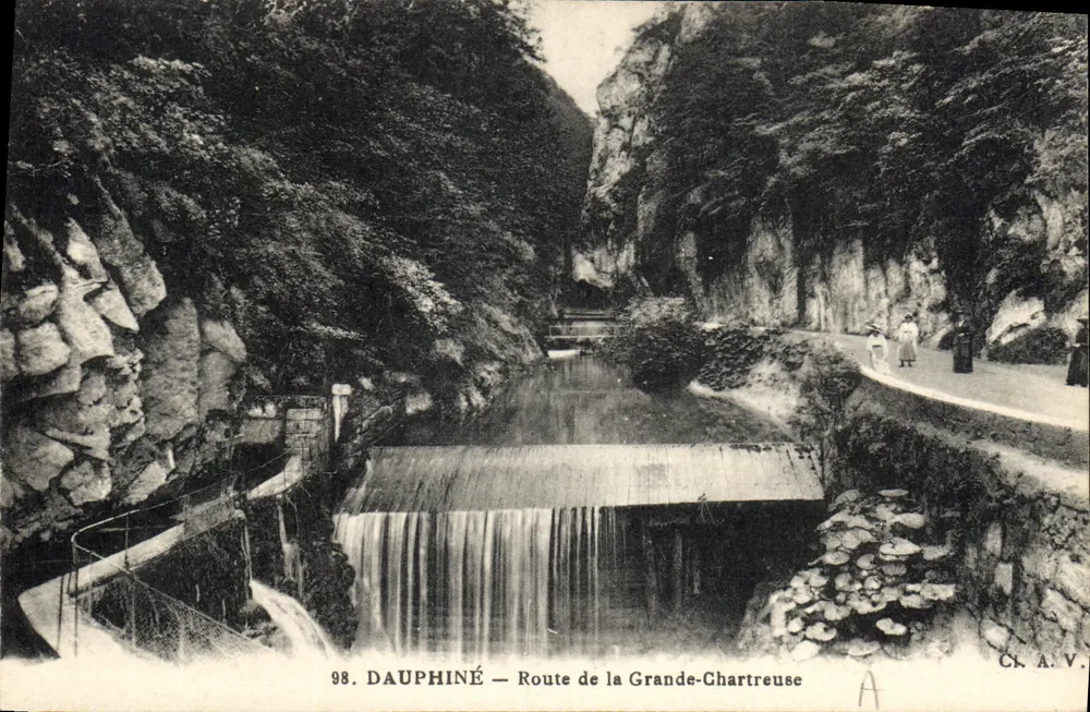 Estrada da Grande-Chartreuse — Dauphiné — C.K.A.V. n°98 - Frente