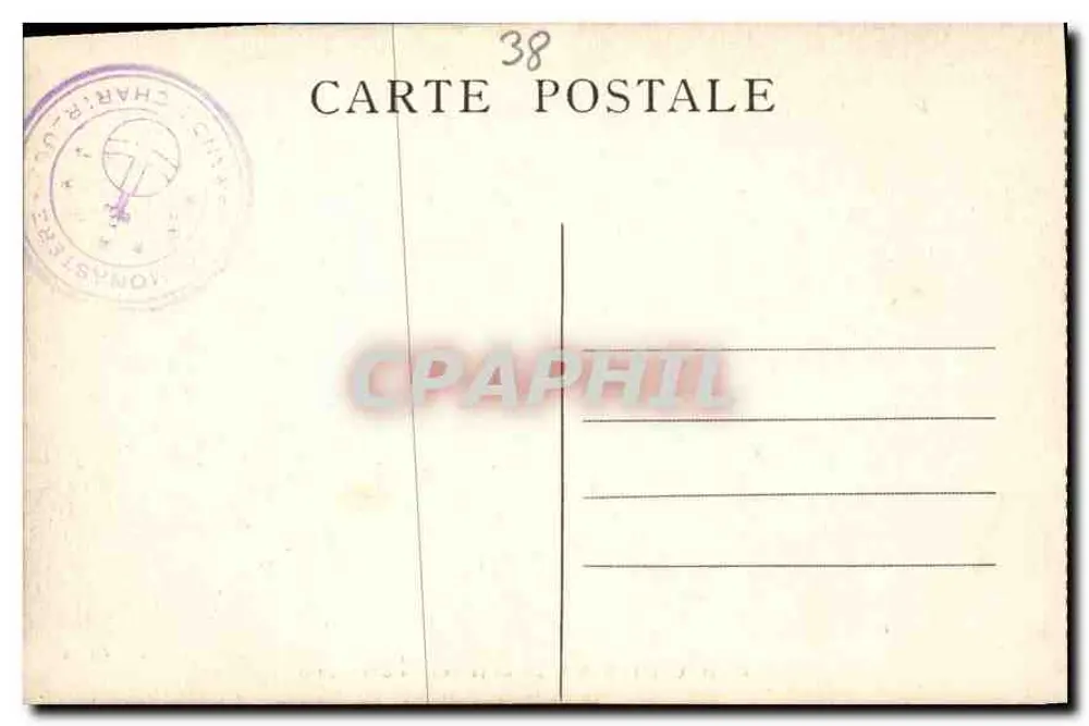 Estrada da Grande-Chartreuse — Dauphiné — C.K.A.V. n°98 - Verso