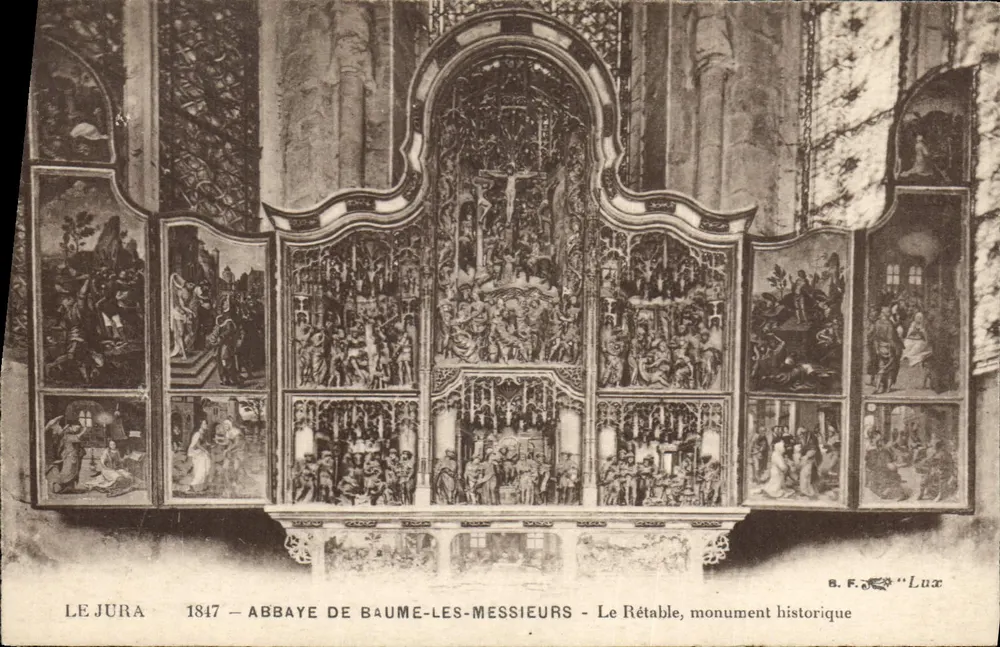 Abbaye de Baume-lès-Messieurs — Le Rétable, monument historique — S. F. Lux - Vorderseite