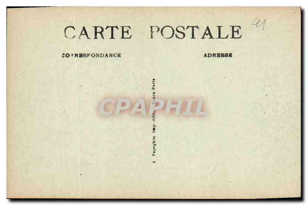 Chambord — Das Schloss, Die Südseite aus dem Inneren des Hofes — Paperguin, n°33 - Rückseite
