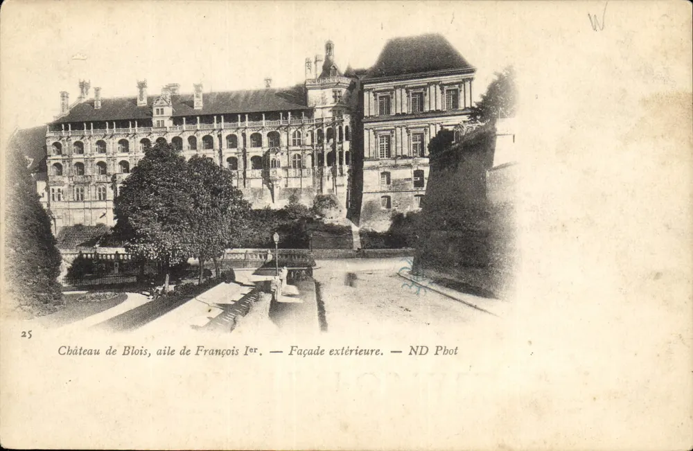 Schloss Blois, Flügel von Franz I. — Äußere Fassade — ND Phot - Vorderseite