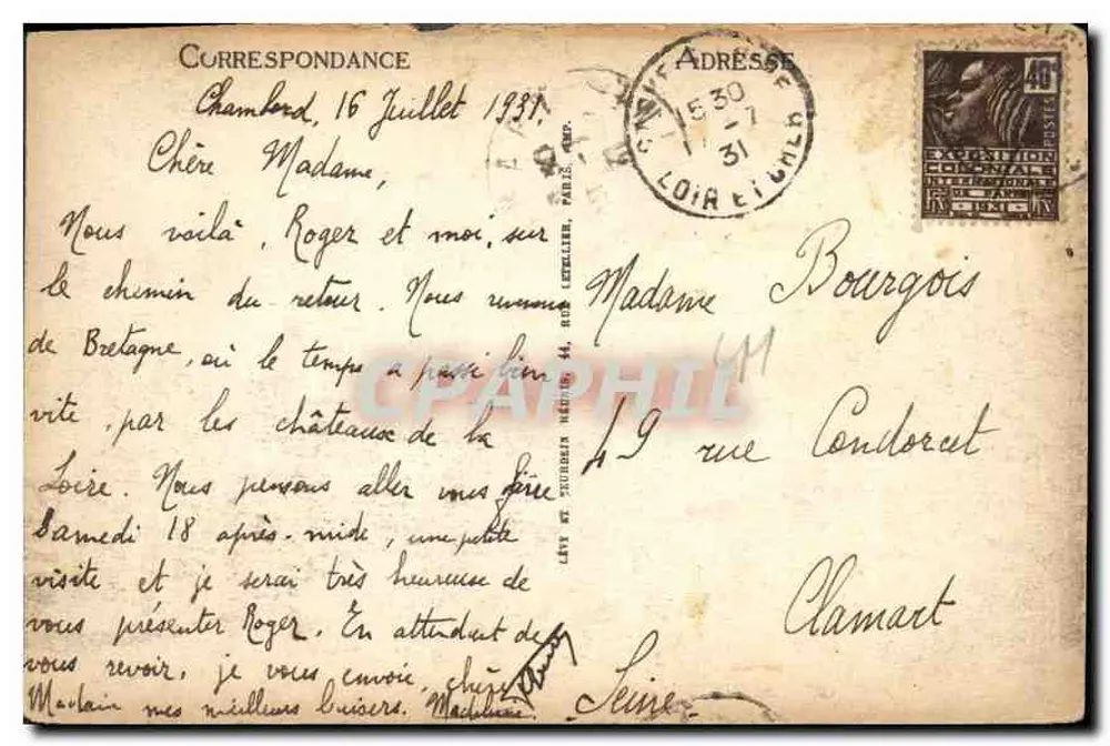 Blois — La Cour — ND - Verso