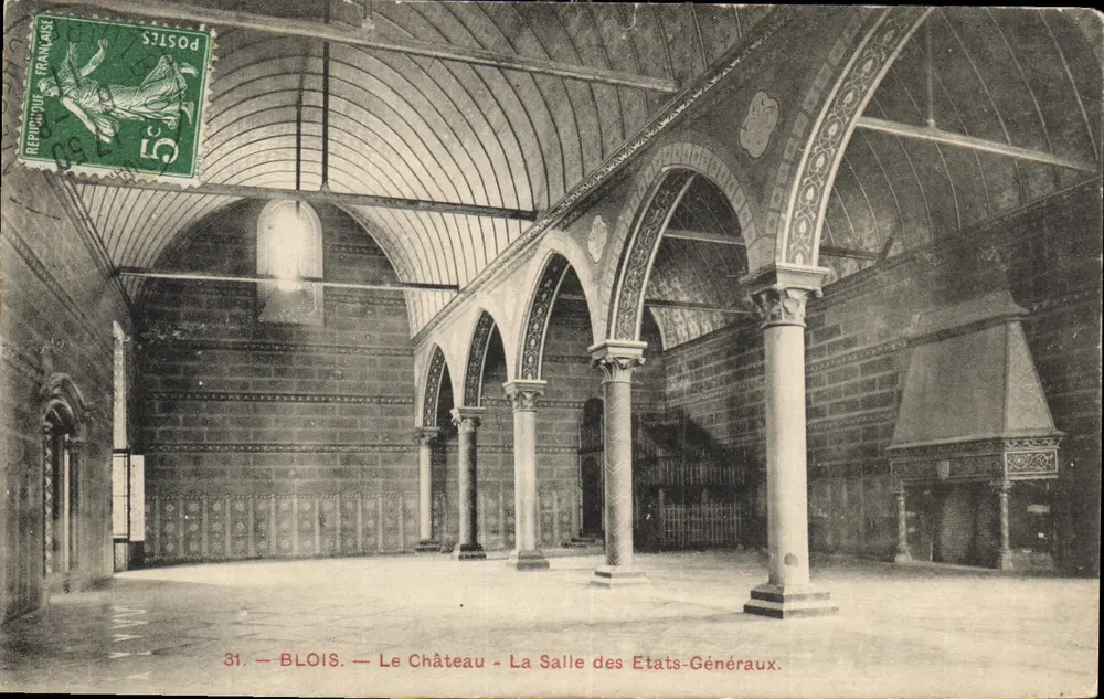 Blois — Das Schloss - Die Halle der Generalstände — Verlag unbekannt, Nr. 31 - Vorderseite