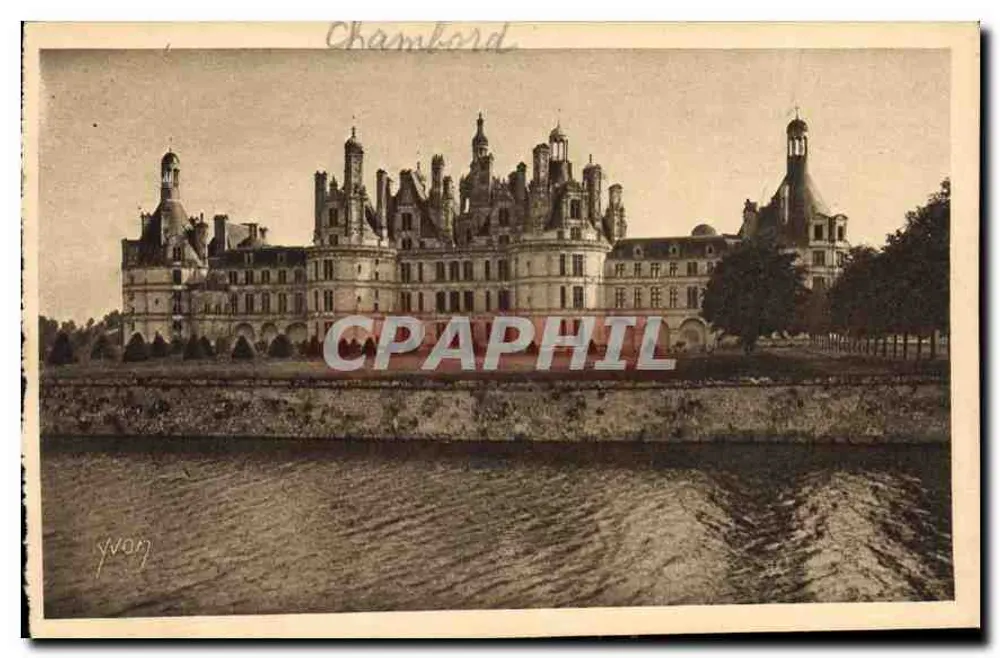 Chambord — Nordfassade — Kunstausgabe YVON, Paris - Vorderseite