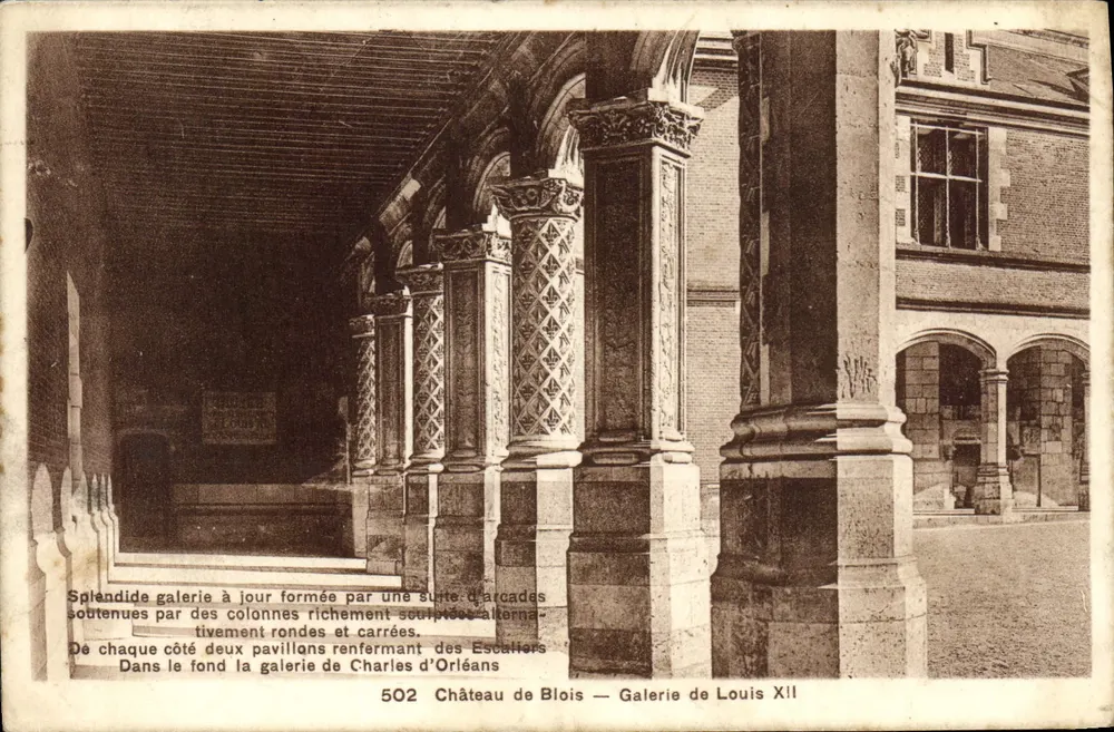 Schloss Blois — Galerie von Ludwig XII. — 502 - Vorderseite