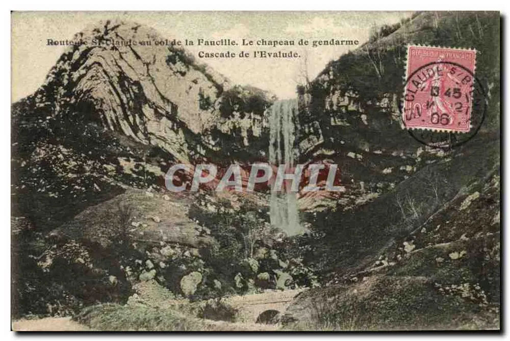 Cascade de l'Evalude — Der Hut des Gendarmen — St-Claude, Jura - Vorderseite