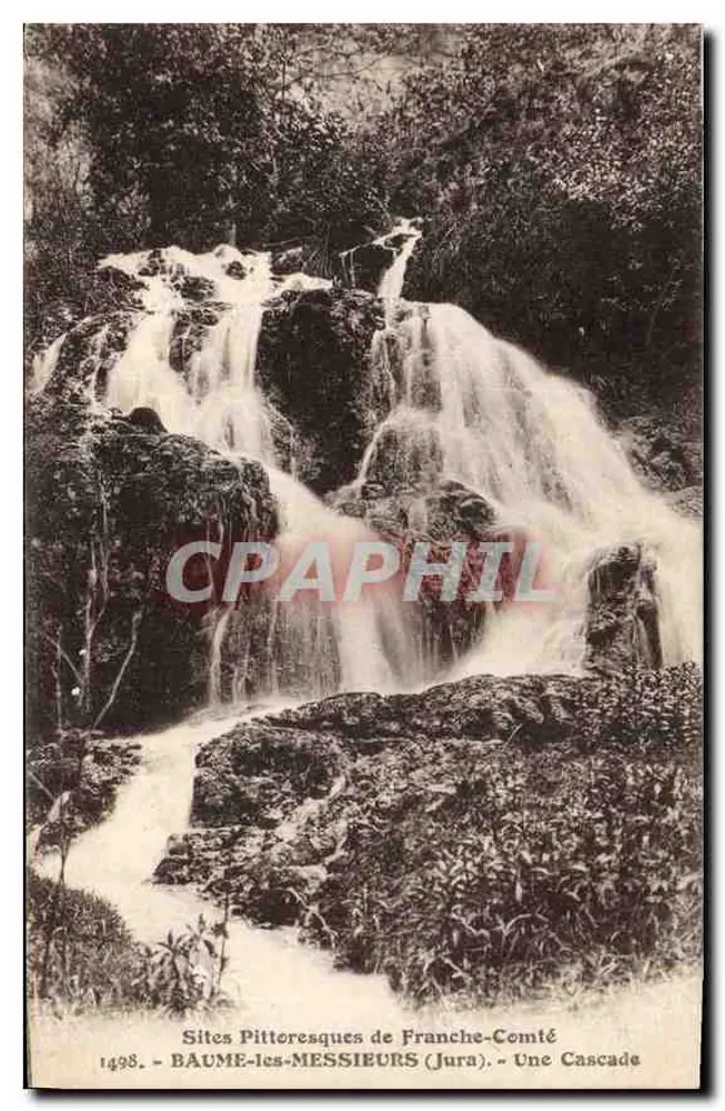 Baume-les-Messieurs (Jura) — Eine Wasserfall — Pictorial Sites of Franche-Comté, Nr. 1498 - Vorderseite